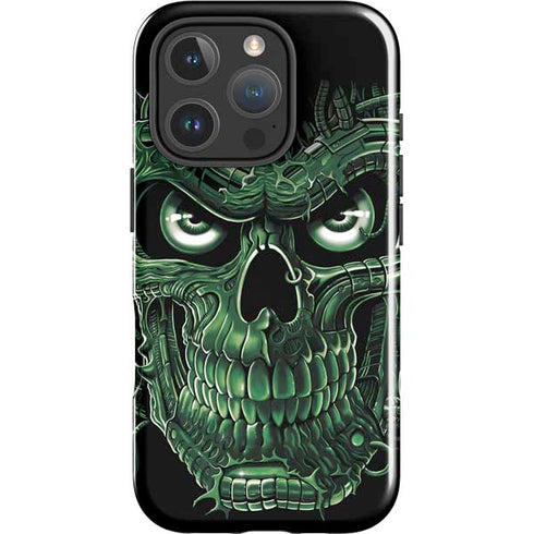 Liquid Blue Terminator Dragon iPhone 16 Pro Impact Case